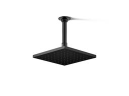 Kohler Contemporary Square 8'' single-function rainhead, 2.5 gpm - Matte Black - image 1