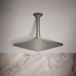 Kohler Contemporary Square 8'' single-function rainhead, 1.75 gpm - Vibrant Polished Nickel - image 2