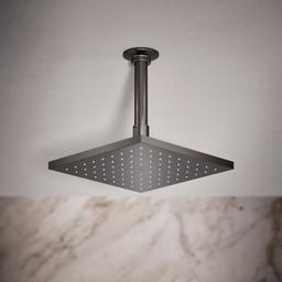 Kohler Contemporary Square 8'' single-function rainhead, 1.75 gpm - Vibrant Titanium - image 2