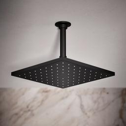 Kohler Contemporary Square 10'' single-function rainhead, 2.5 gpm - Matte Black - image 2