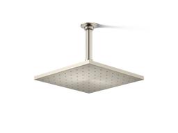 Kohler Contemporary Square 10'' single-function rainhead, 2.5 gpm - Vibrant Brushed Nickel - image 1