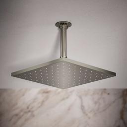 Kohler Contemporary Square 10'' single-function rainhead, 1.75 gpm - Vibrant Polished Nickel - image 2