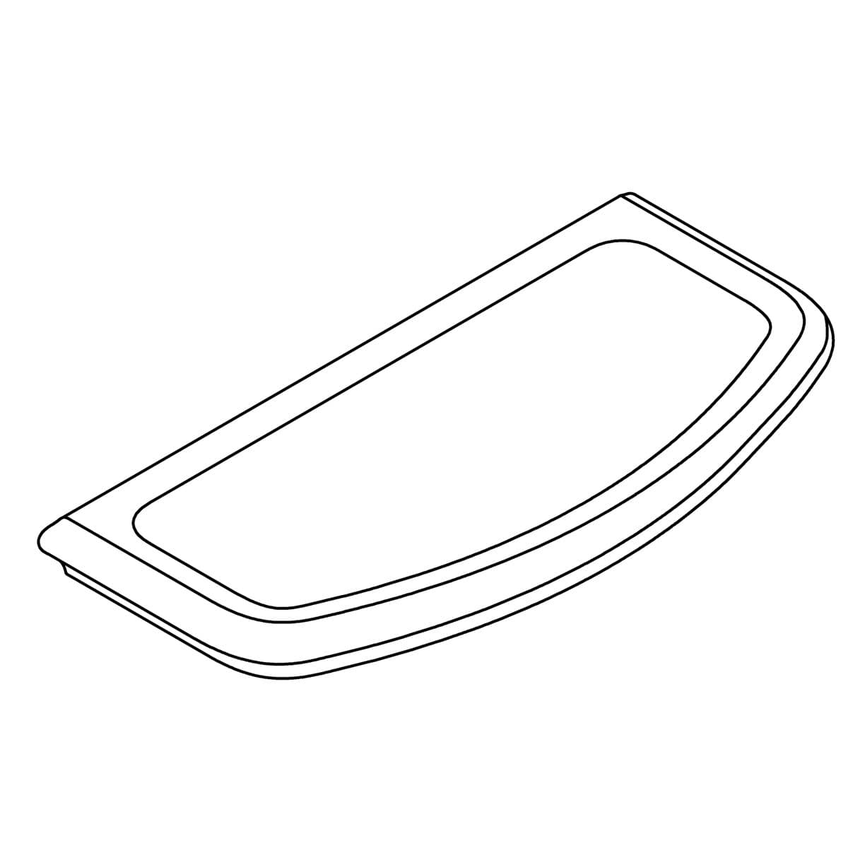 Kohler Genuine Parts Harken 1PC TANK Cover - White by Kohler Genuine Parts