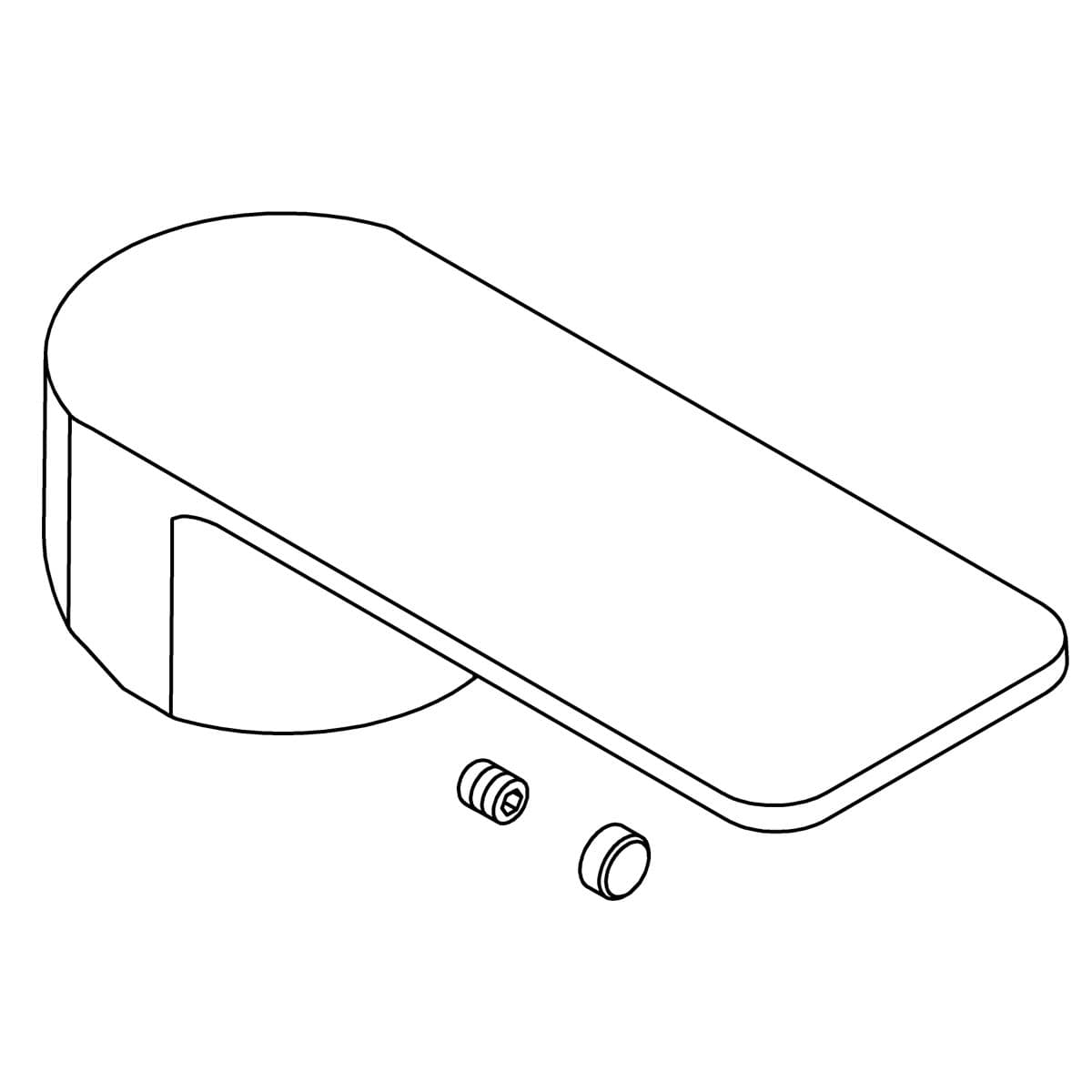Kohler Genuine Parts Handle KIT - Matte Black by Kohler Genuine Parts