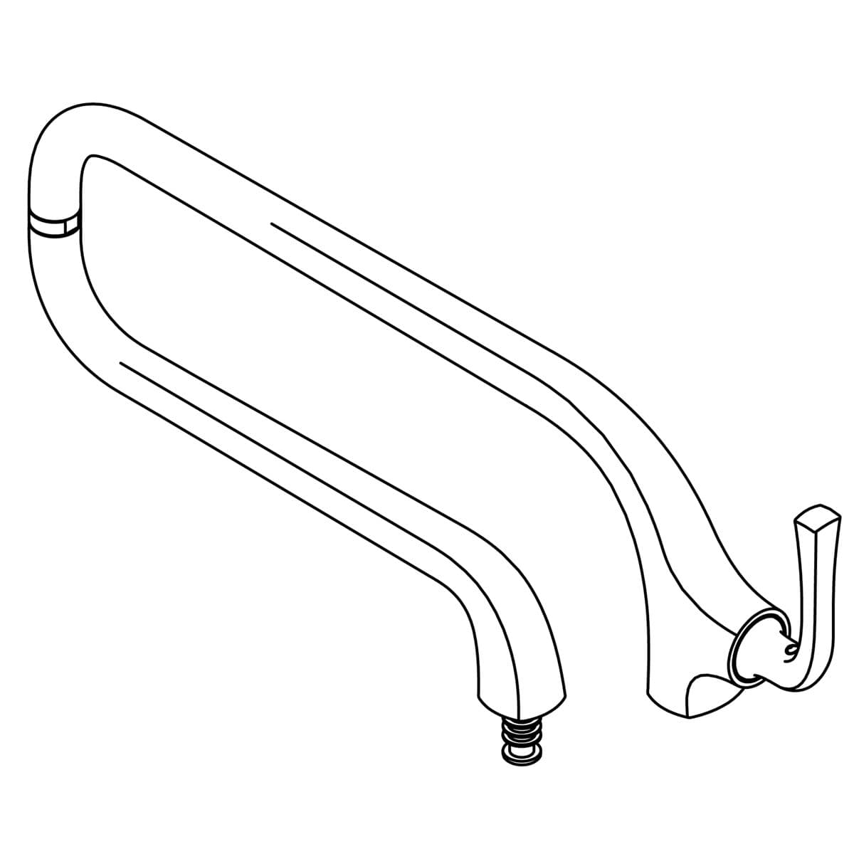 Kohler Genuine Parts Spout KIT - Vibrant Brushed Moderne Brass by Kohler Genuine Parts
