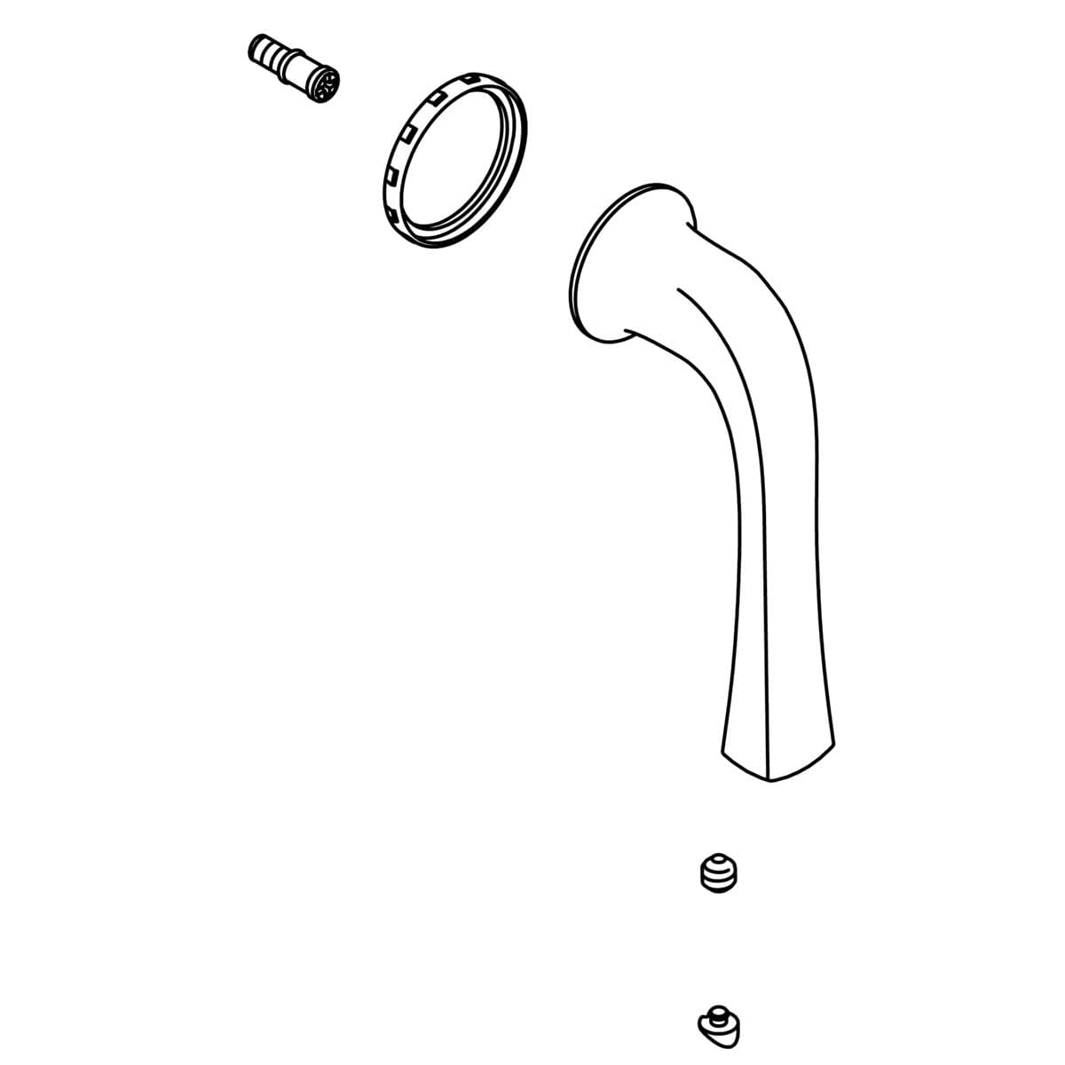 Kohler Genuine Parts Handle KIT - Vibrant Brushed Moderne Brass by Kohler Genuine Parts