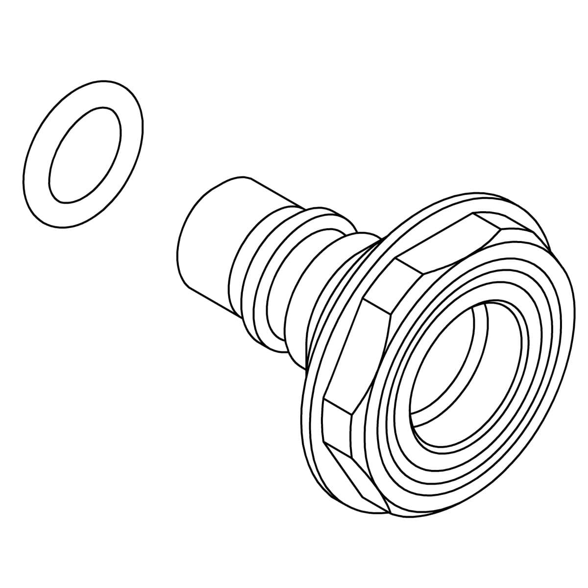 Kohler Genuine Parts Assy, Spout Adapter by Kohler Genuine Parts