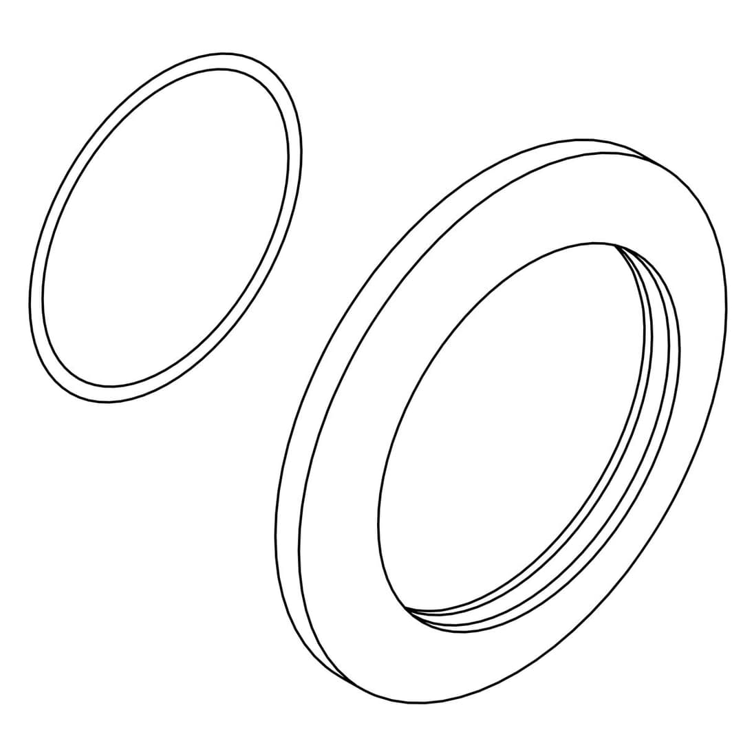 Kohler Genuine Parts Escutcheon KIT - Vibrant Brushed Nickel by Kohler Genuine Parts