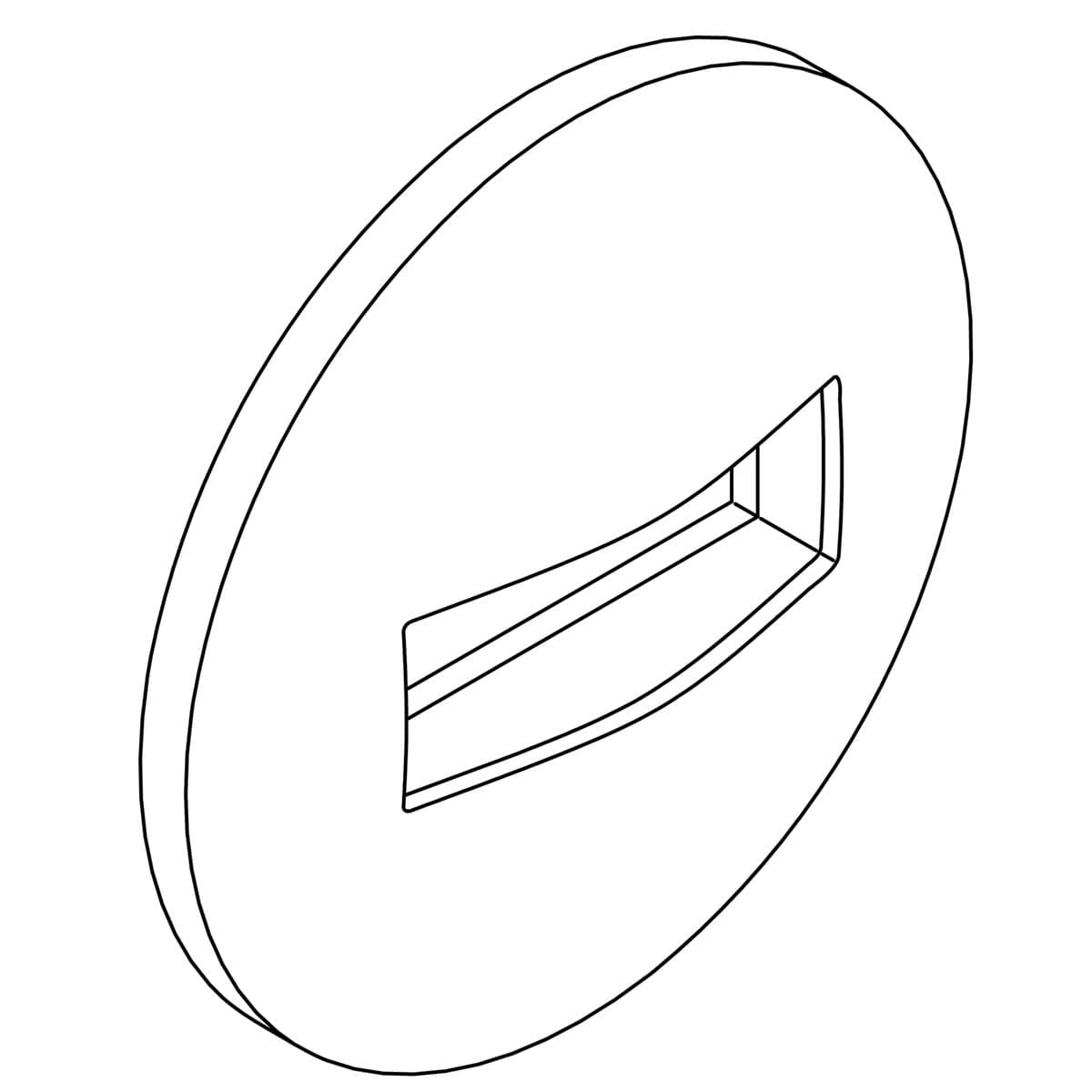 Kohler Genuine Parts Assy, Escutcheon - Matte Black by Kohler Genuine Parts