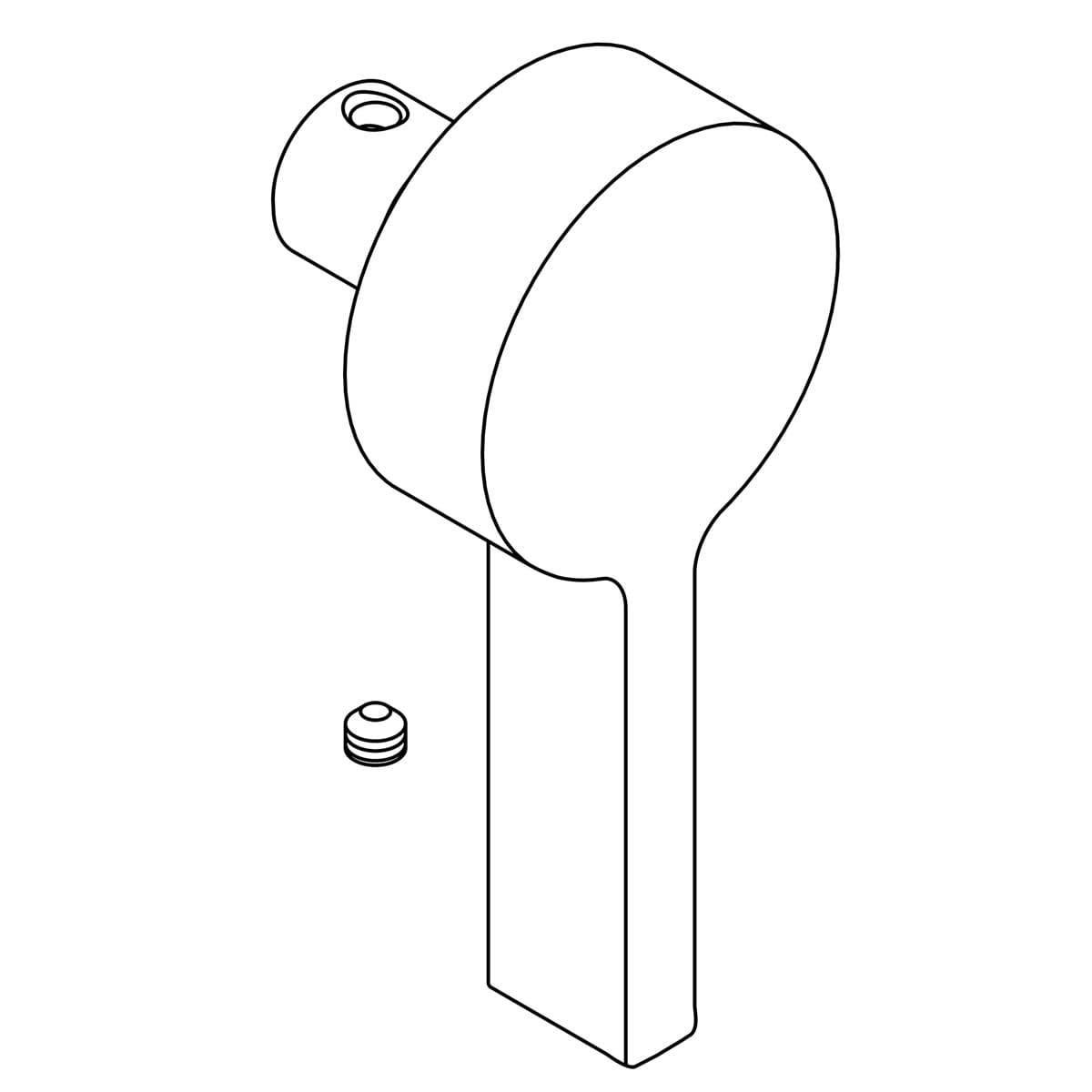 Kohler Genuine Parts Handle KIT - Matte Black by Kohler Genuine Parts