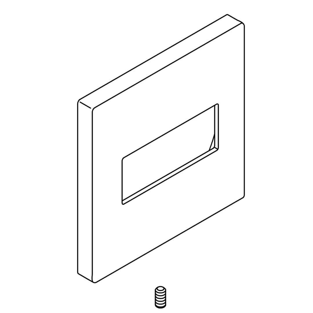 Kohler Genuine Parts Escutcheon Kit,loure WM - Matte Black by Kohler Genuine Parts