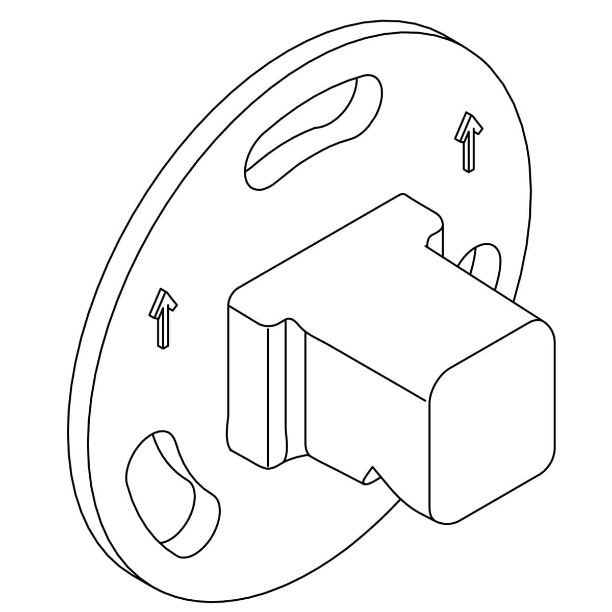 Plate, Wall Mount by Kohler Genuine Parts