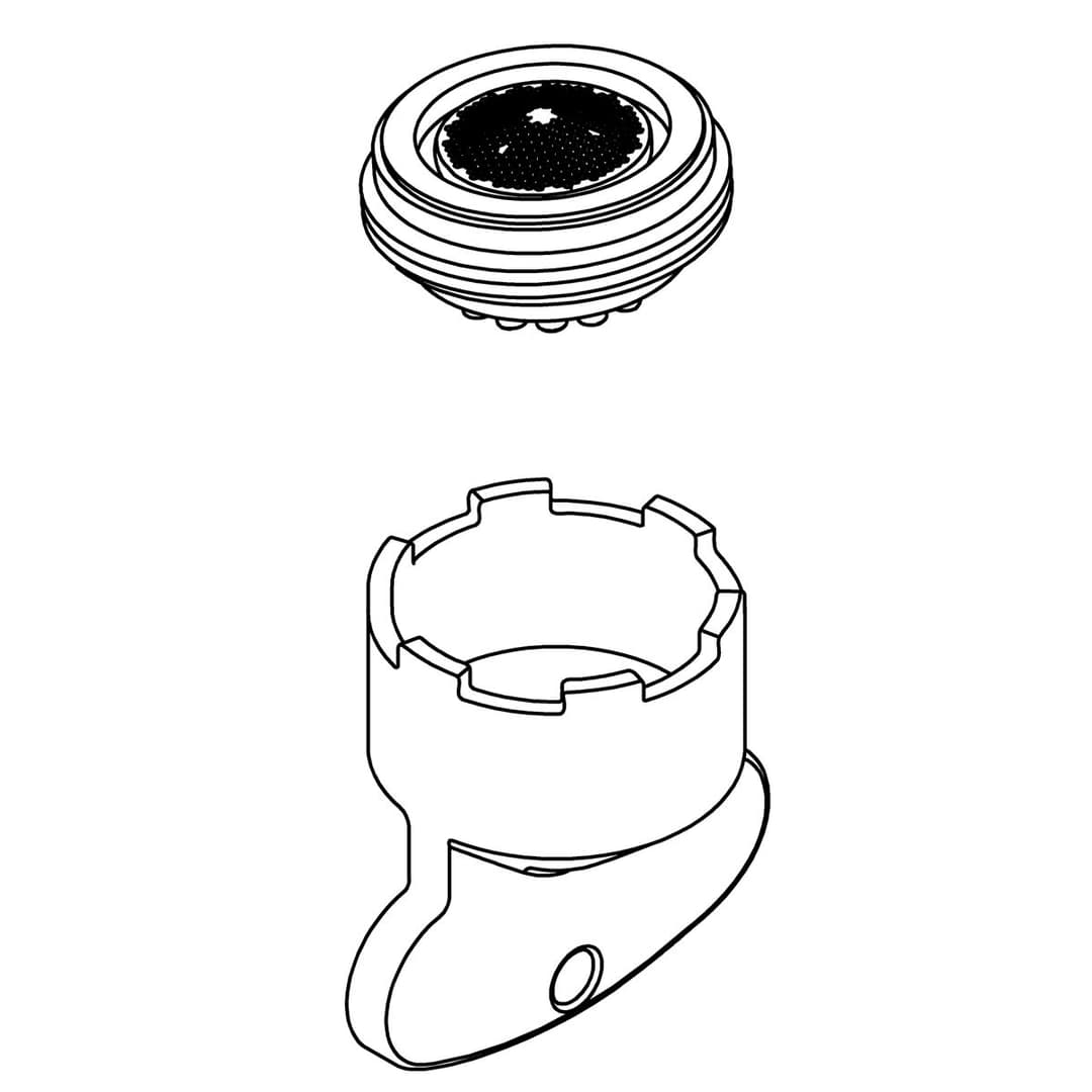 Kohler Genuine Parts KIT, Aerator, 1.0 GPM by Kohler Genuine Parts