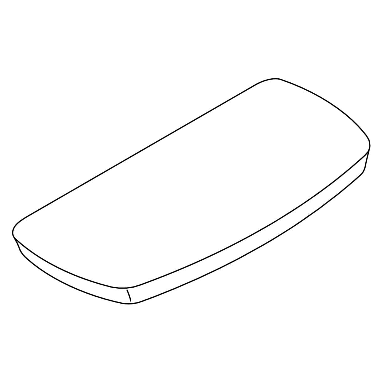 Kohler Genuine Parts Cover, TANK - White by Kohler Genuine Parts
