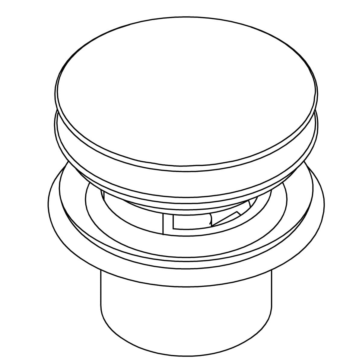 Kohler Genuine Parts Drain Assembly - White by Kohler Genuine Parts