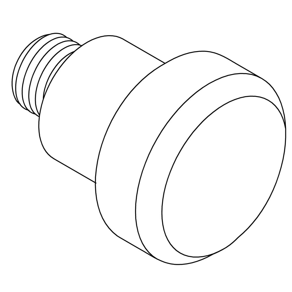 Kohler Genuine Parts Button, Diverter - Vibrant Brushed Moderne Brass by Kohler Genuine Parts