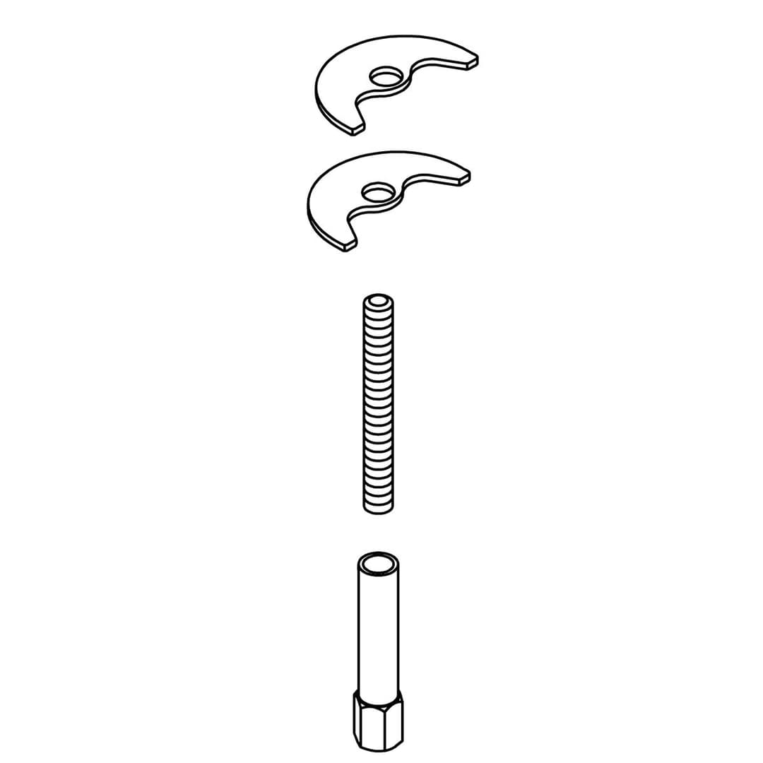 Kohler Genuine Parts Mounting Hardware Kit,standard by Kohler Genuine Parts