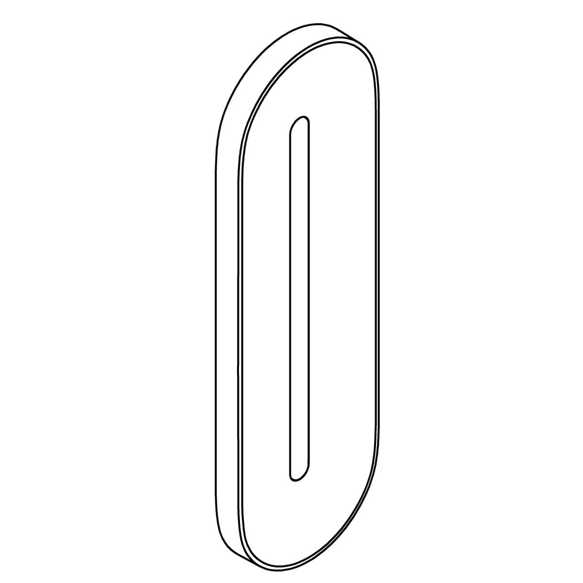 Kohler Genuine Parts Vichy Escutcheon 2.5GPM - Matte Black by Kohler Genuine Parts