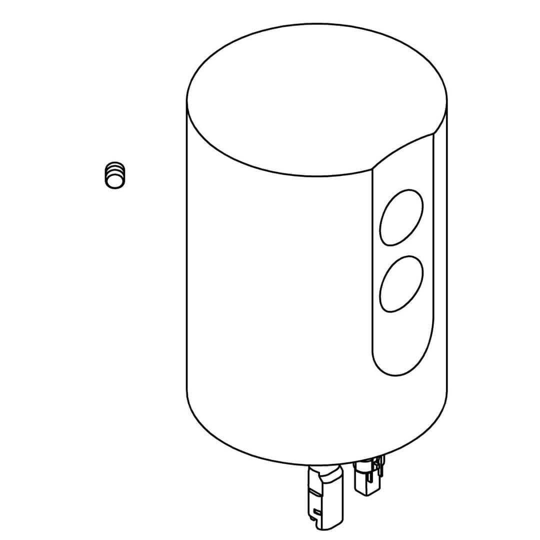 Kohler Genuine Parts Cover Assy, Tripoint 1.28 GPF Toilet - Polished Chrome by Kohler Genuine Parts