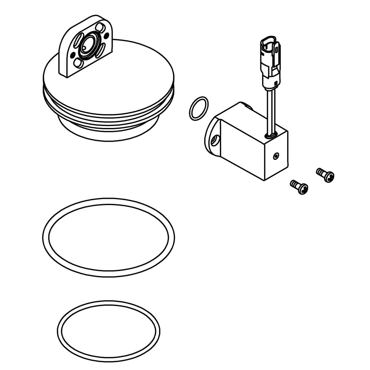 Kohler Genuine Parts Service, 0.5 GPF Piston Cover Assembly by Kohler Genuine Parts
