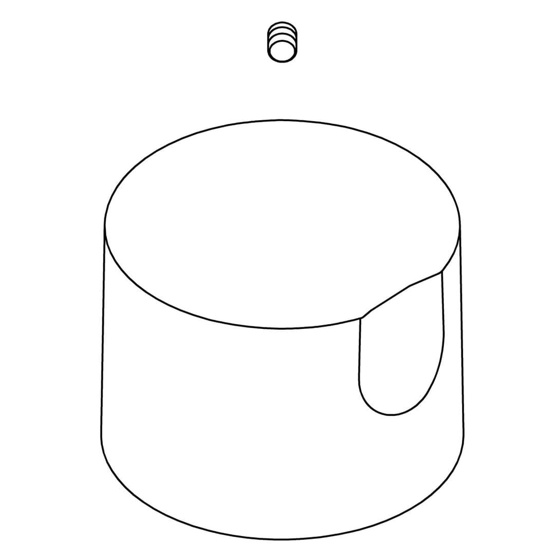 Kohler Genuine Parts Manual Cover ASSY - Polished Chrome by Kohler Genuine Parts