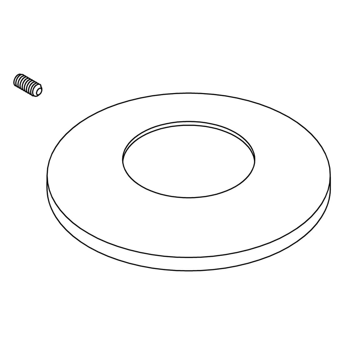 Kohler Genuine Parts Escutcheon KIT - Vibrant Brushed Nickel by Kohler Genuine Parts