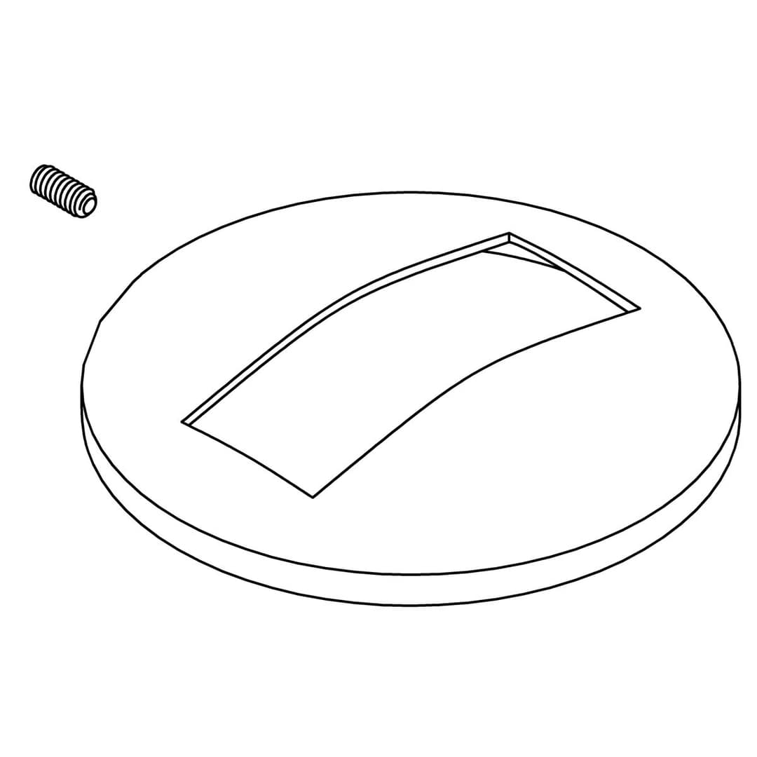 Kohler Genuine Parts Escutcheon KIT - Vibrant Brushed Moderne Brass by Kohler Genuine Parts