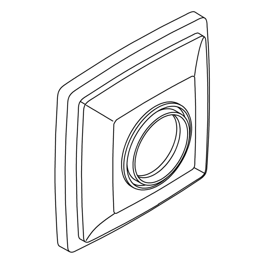 Kohler Genuine Parts Escutcheon Transfer - Vibrant Brushed Nickel by Kohler Genuine Parts