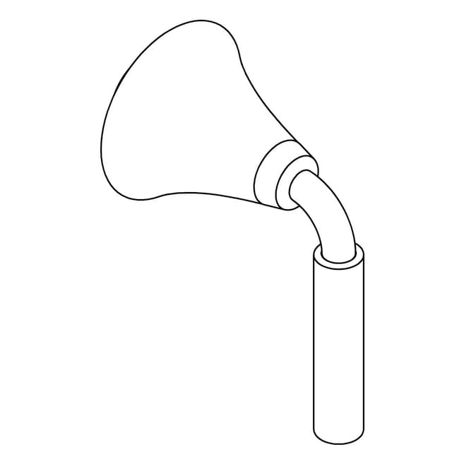 Kohler Genuine Parts Handle Assembly, Transfer Valve - Matte Black