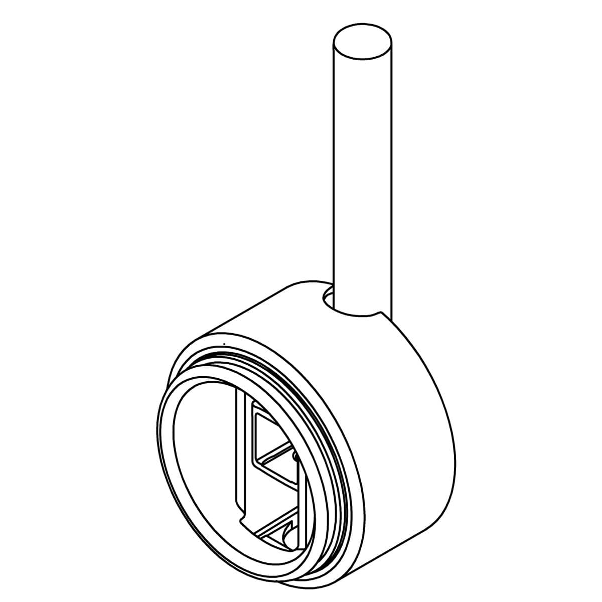 Kohler Genuine Parts Handle Assembly, LONG - Vibrant Brushed Moderne Brass by Kohler Genuine Parts