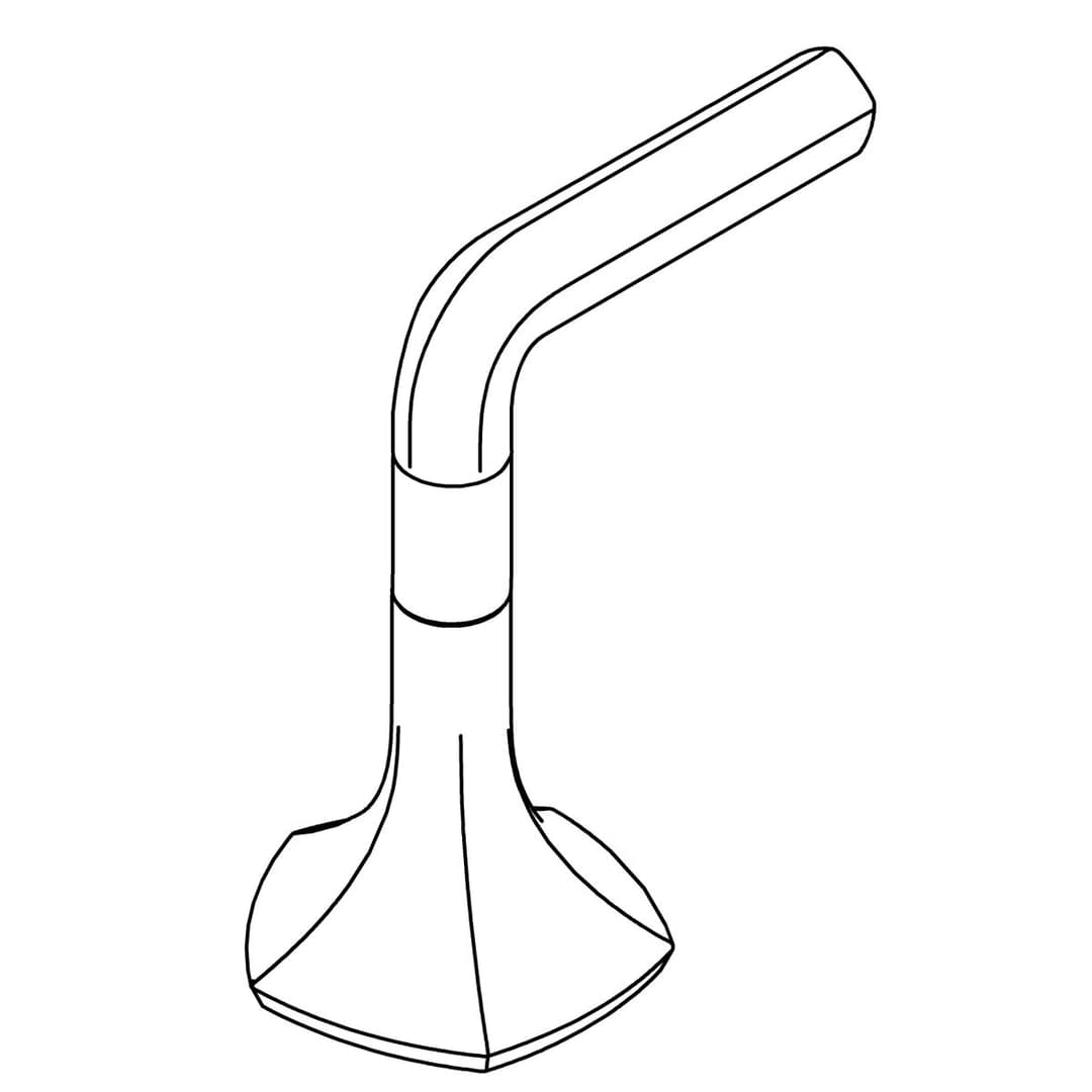 Kohler Genuine Parts Lever Handle Assembly - Matte Black by Kohler Genuine Parts