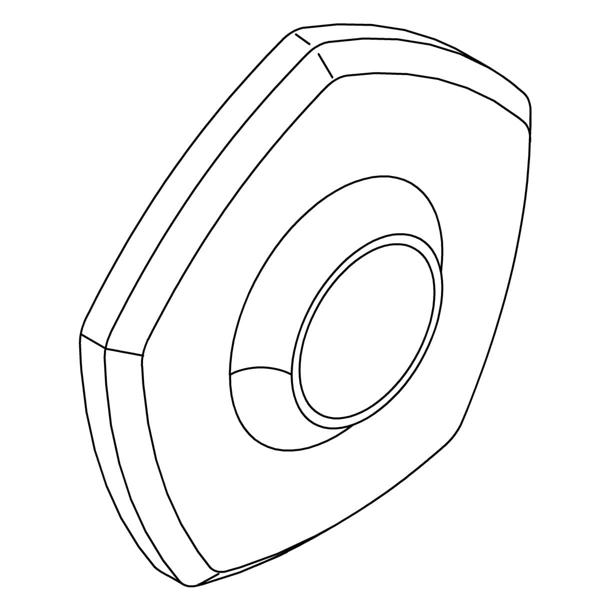 Kohler Genuine Parts Escutcheon - Vibrant Brushed Moderne Brass by Kohler Genuine Parts