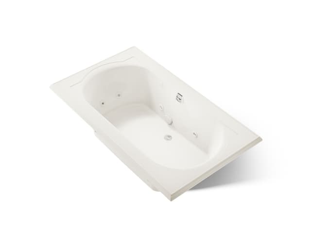 Kohler Memoirs 72'' x 42'' drop-in whirlpool bath - Biscuit