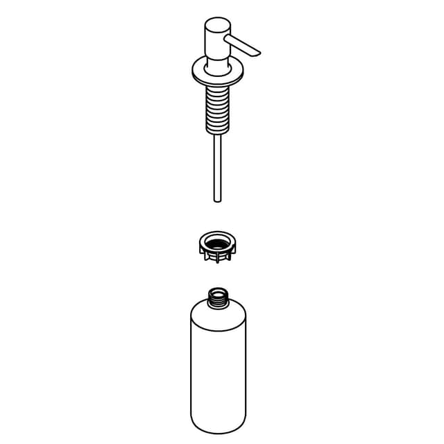 Kohler Genuine Parts SOAP Dispenser Assembly - Vibrant Stainless Steel