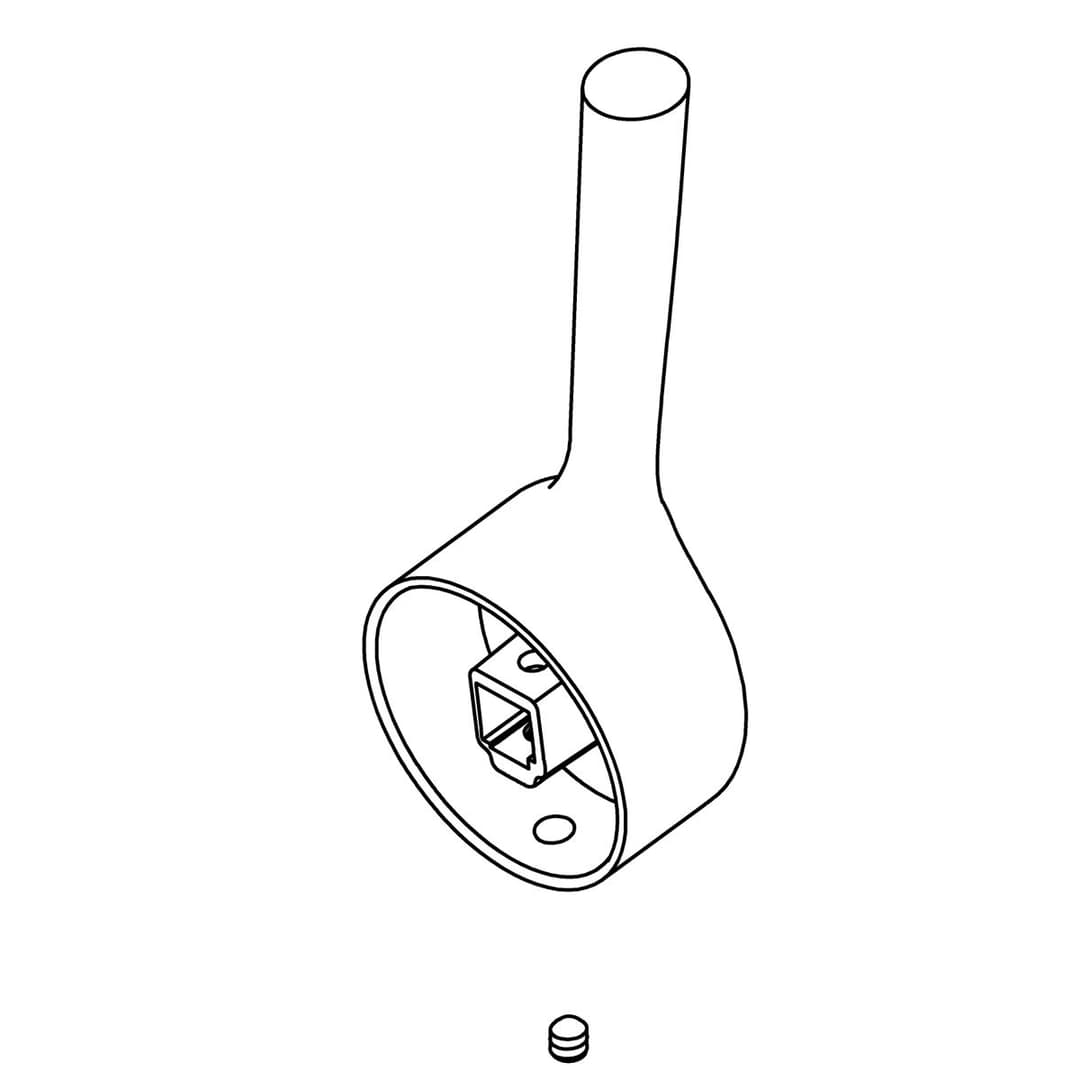 Kohler Genuine Parts Handle Assembly - Vibrant Stainless Steel by Kohler Genuine Parts