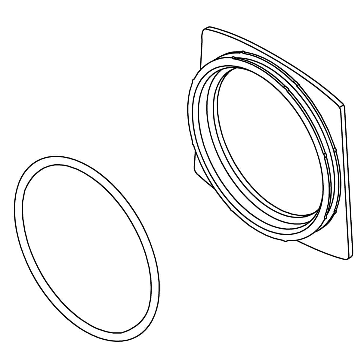 Kohler Genuine Parts Bonnet Service KIT - Matte Black by Kohler Genuine Parts