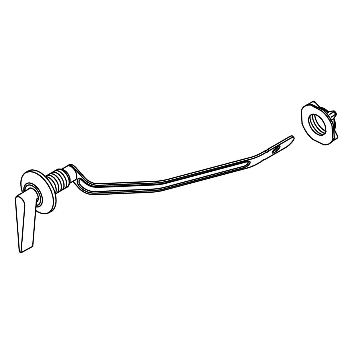 Kohler Genuine Parts TRIP Lever KIT - Polished Chrome by Kohler Genuine Parts