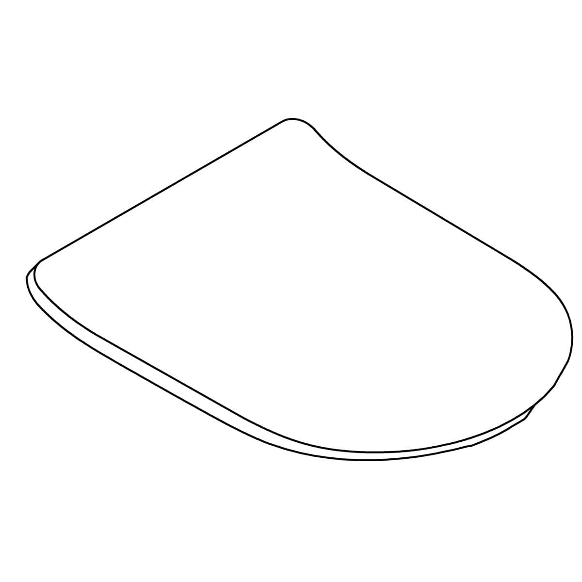 Kohler Genuine Parts Brazn QC SEAT - White by Kohler Genuine Parts