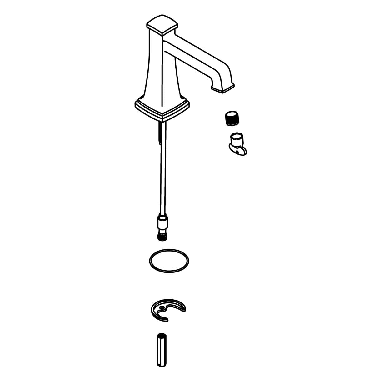 Kohler Genuine Parts Spout Assembly, WS - Vibrant Brushed Moderne Brass by Kohler Genuine Parts