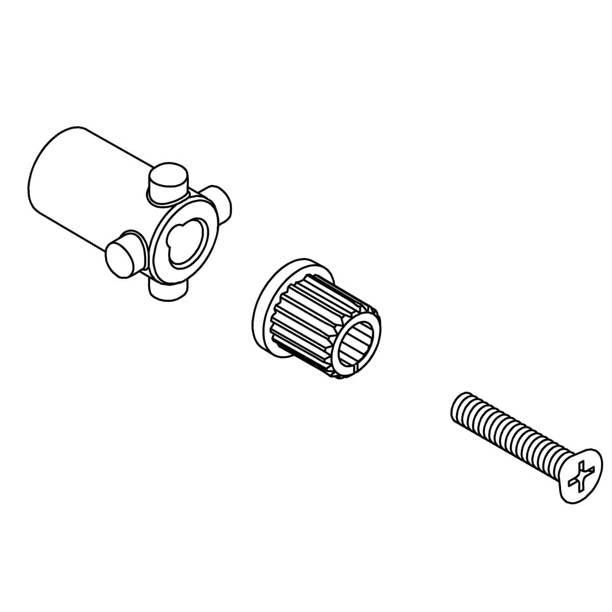 Kohler Genuine Parts Hardware KIT - Bright Chrome by Kohler Genuine Parts
