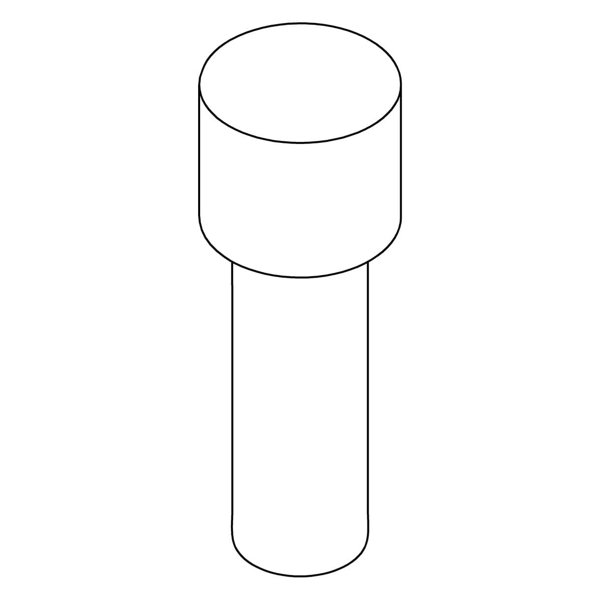 Kohler Genuine Parts LIFT KNOB - Vibrant Brushed Moderne Brass by Kohler Genuine Parts