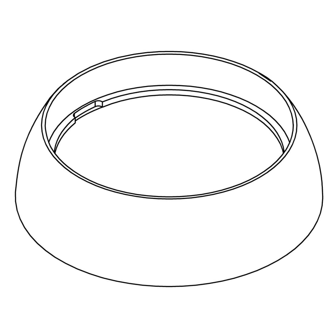 Kohler Genuine Parts Bonnet - Vibrant Brushed Moderne Brass by Kohler Genuine Parts