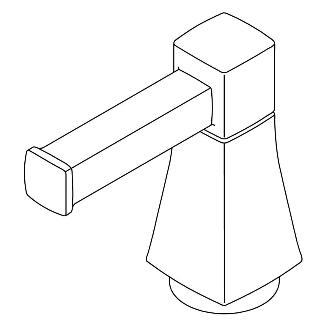 Kohler Genuine Parts Handle Assembly, Lever - Vibrant Brushed Nickel by Kohler Genuine Parts