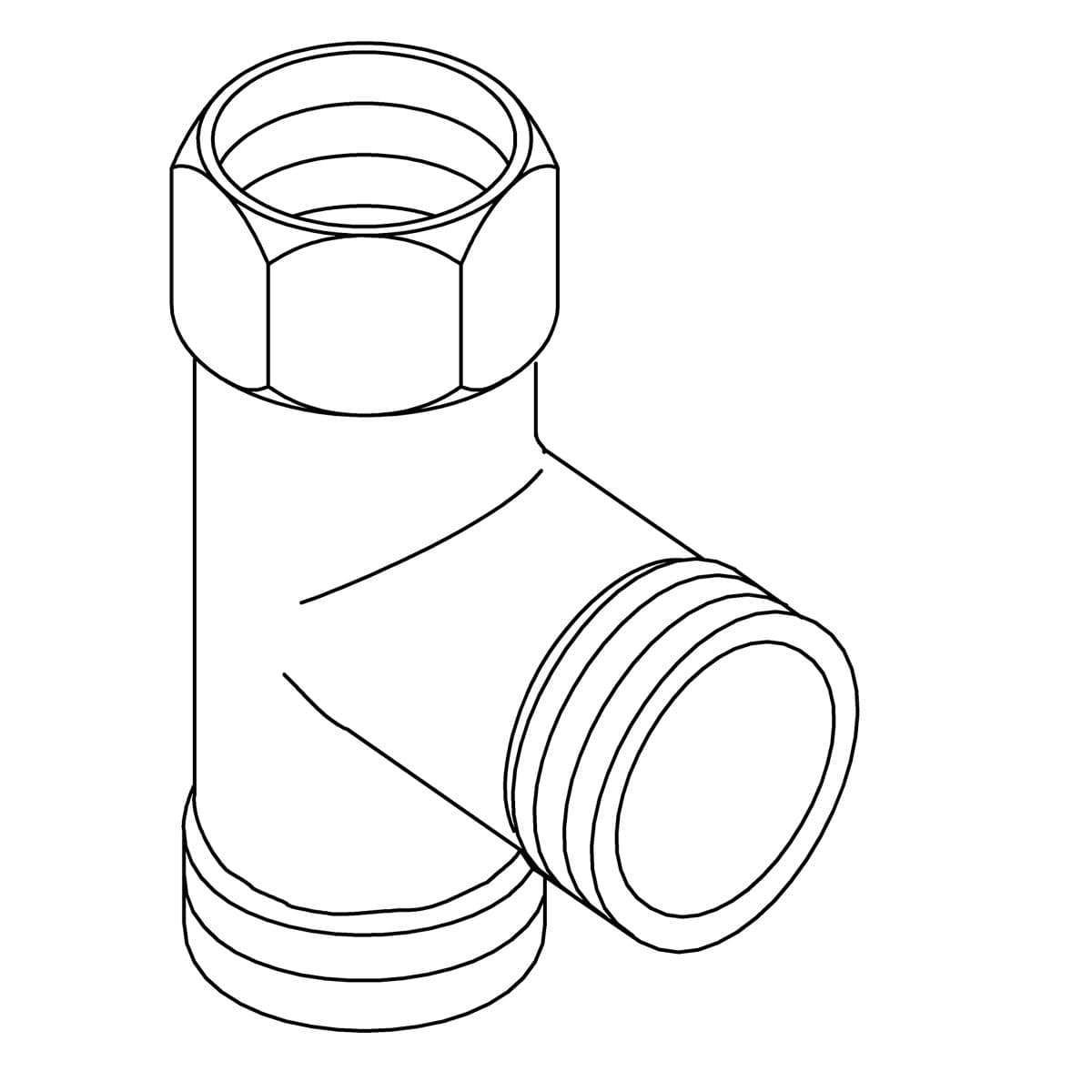 Kohler Genuine Parts T-connector Assembly by Kohler Genuine Parts
