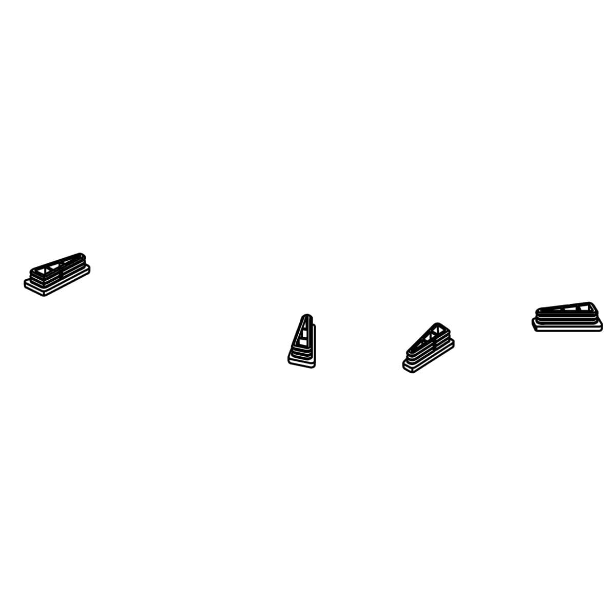 Kohler Genuine Parts SEAT Bumper KIT - White by Kohler Genuine Parts