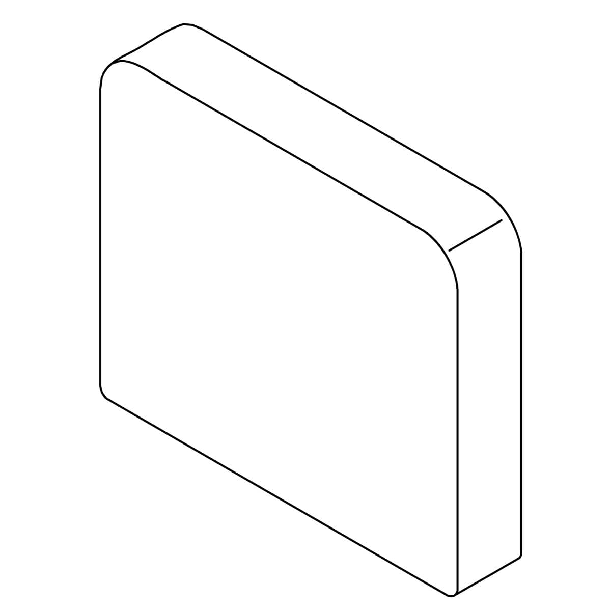 End Cap, Rounded by Kohler Genuine Parts
