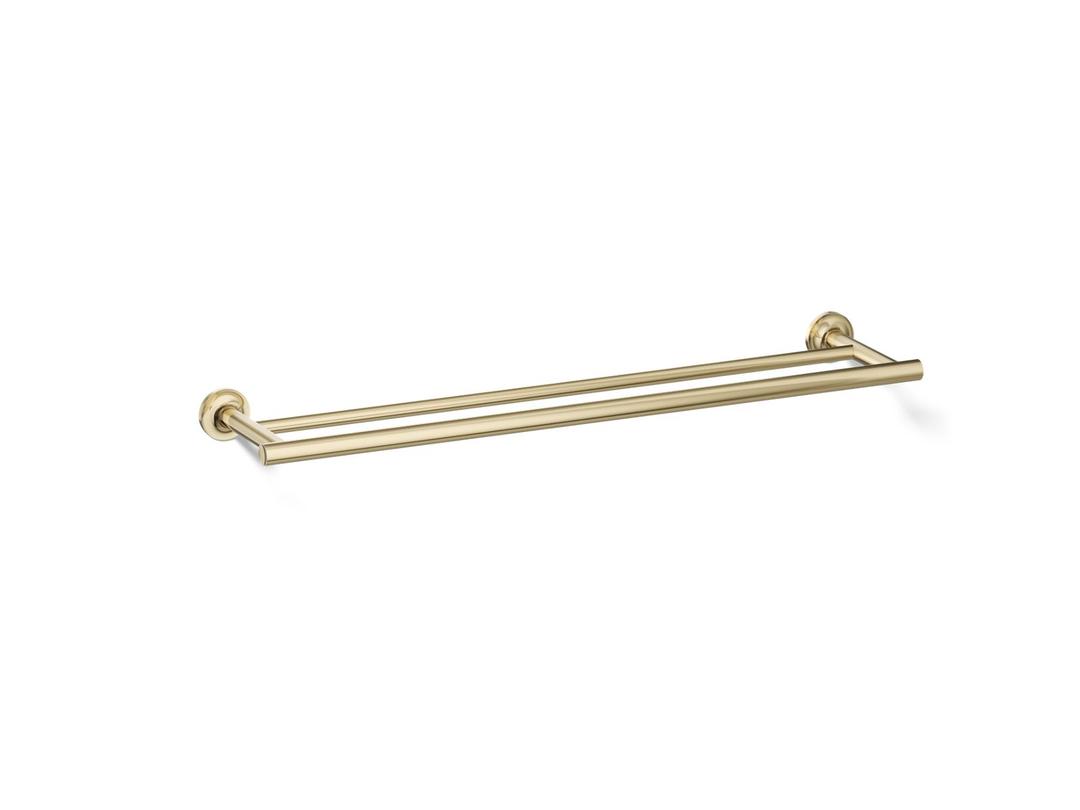 Kohler Purist 24'' Double towel bar - Vibrant French Gold by Kohler