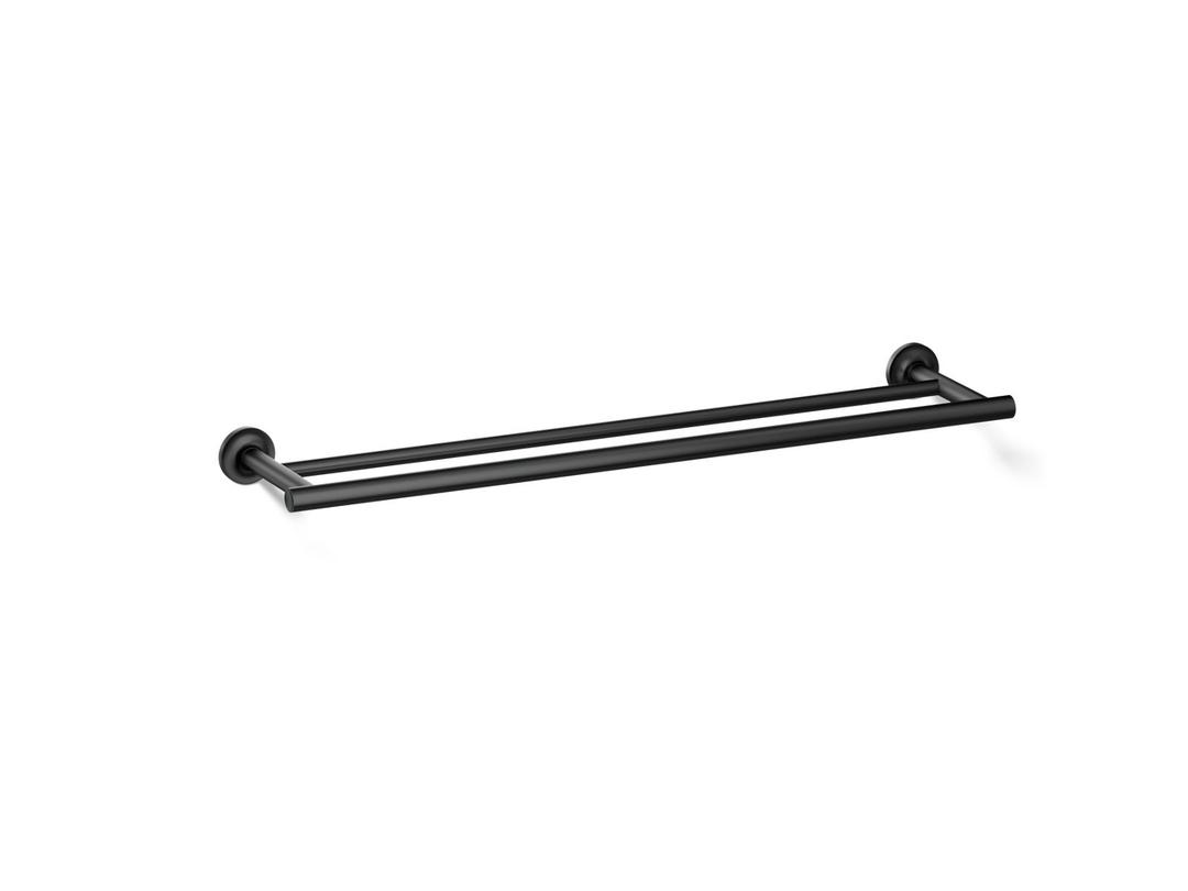 Kohler Purist 24'' Double towel bar - Matte Black by Kohler