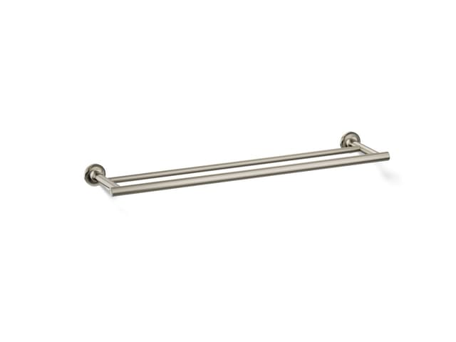 Kohler Purist 24'' Double towel bar - Vibrant Polished Nickel