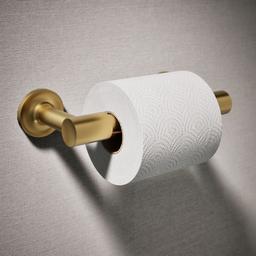 Kohler Purist Pivoting toilet paper holder - Vibrant Brushed Moderne Brass - image 2